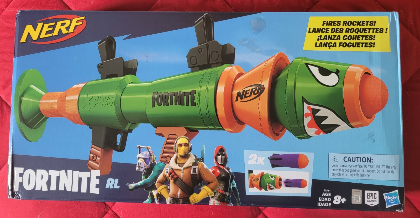 Nerf Fortnite RL Blaster Foam Dart 